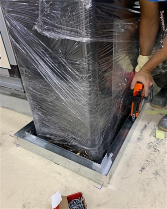 止水防溢座作業_火藥槍打設固定